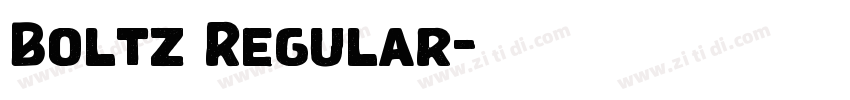 Boltz Regular字体转换
